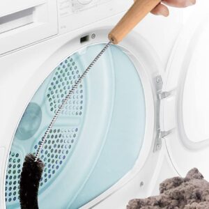1pc Dryer Vent Cleaner Kit Dryer Lint Brush Vent Trap Cleaner Long Flexible Refrigerator Coil Brush 28inch 4.6oz